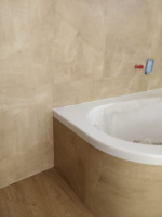 Koupelna s vinylem BUKOMA travertine